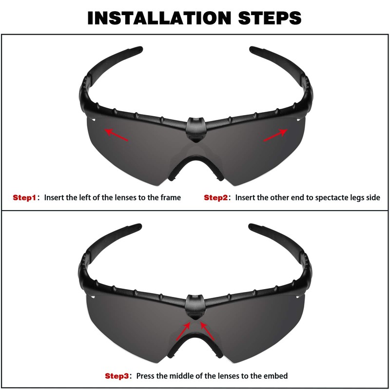 Guarda TRUE POLARIZED Replacement Lenses for Oakley Si M Frame