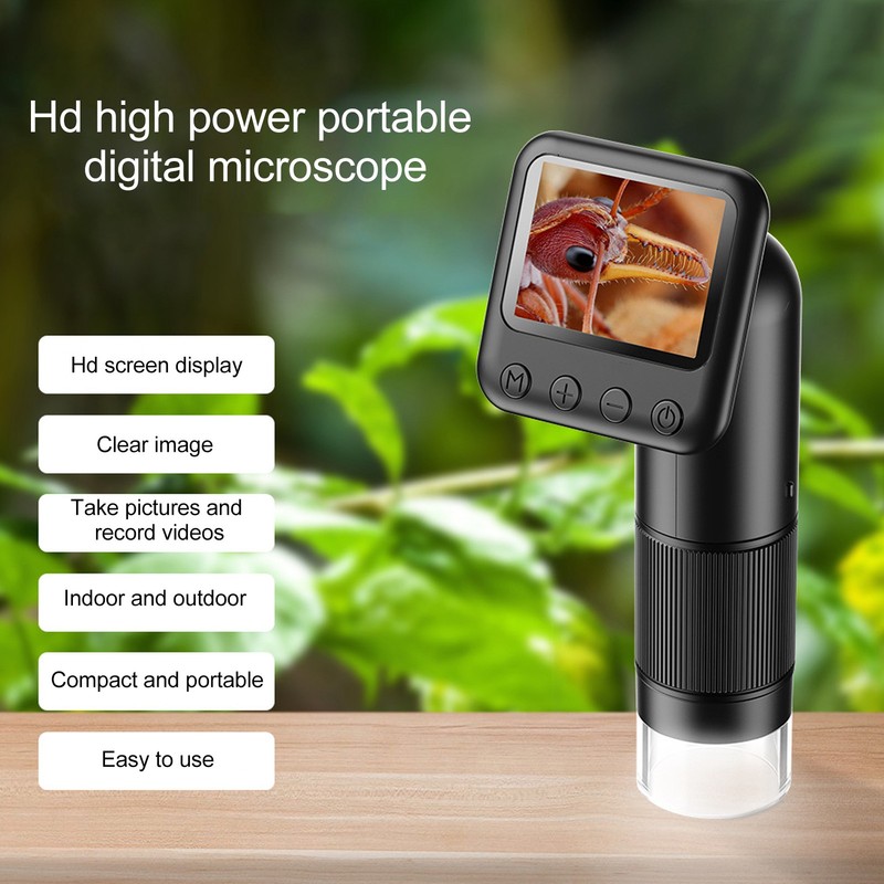 Handheld Digital Microscope with 2 Inch Screen 400 to 800x