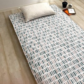 Nordic Style Futon Cover, 100% Cotton, Junior Size, 35.4 x 74.8 inches (90 x 190 cm), Coty Bed Cover, Futon Cover, Stylish, Absorbent, Breathable, All Seasons Koti (Moi/Dull Pink/Bed Cover)