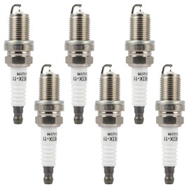 cciyu Platinum Iridium Car Spark Plugs Fit 2001-2004 for Chevrolet for Tracker 2.5L/V6,2000-2005 for Suzuki for Grand Vitara 2.5L/V6#7418,IFR5J11 Pack of 6 Spark Plugs