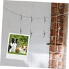 Zerodeko 1 Set Alligator Photo Clips with Hanging Wire for