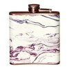Premier Housewares Hip Flask, Marble Effect, Rose Gold, Stainless-Steel, 3