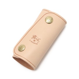 IL BISONTE Key Case, Leather, Genuine Leather, Cowhide, Women's, Men's, Unisex, Size: 3.5 inches (9 cm), Nume