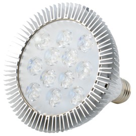 ABI 12W LED PAR38 Grow Light Bulb for Veg and Flower (Red 620-630nm, Deep Red 660nm, and Blue 450-460nm)