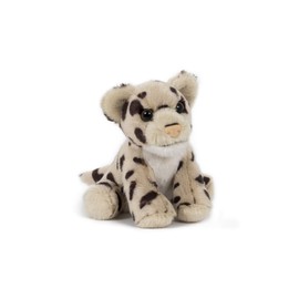 Trigon Soft Toy Snow Leopard, 13 cm Cuddly Toy, Plush Toy, Wild Animal, Zoo Animal, Predatory Cat