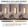 14.2in Alabaster Wall Sconce Hardwired, Large Vertical Natural Marble Wall