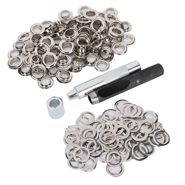 Juego de 100 herramientas de ojales, kit de ojales de