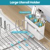 TOOLF Expandable Dish Rack, Dish Drying Rack for Kitchen Counter,