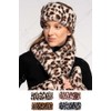 ScarvesMe Women Soft Faux Fur Leopard Cheetah Animal Print Headband