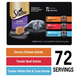 Sheba Perfect Portions Paté Wet Cat Food Tray Variety Packs