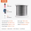 VEVOR 1/8 Stainless Steel Cable, 1000 FT 316 Cable Railing