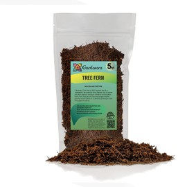 GARDENERA's Premium New Zealand Tree Fern - 5 Quart - Growing Medium for Orchids and Epiphytes | Provides Optimal Drainage and Aeration