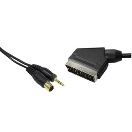 WatioWave PC-auf-TV/Video-Adapter Mini-DIN 4P, Klinke und Euro zur Anzeige von Inhalten auf externen Bildschirmen.
