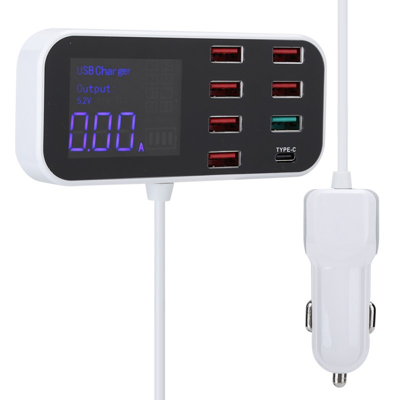 8 Ports Multiple USB Fast Chargers Charging Station Hubs Digital