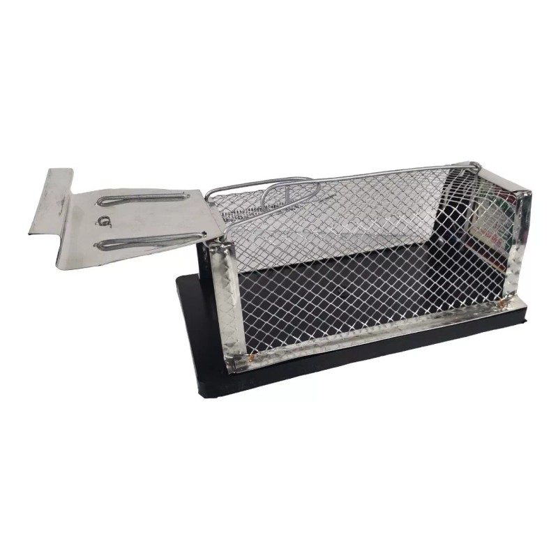 Jal 2 Ratoneras Tipo Jaula Trampa Raton Rata 24cm