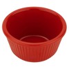 G.E.T. RM-401-R Red 4 oz. Fluted Ramekin, Break Resistant, Red