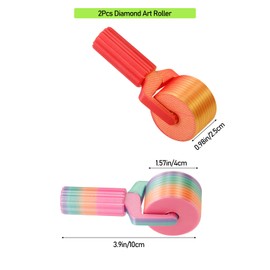 Diamond Art Roller 2 Pack Hand Tool for Diamond Painting Rhinestone Crafts