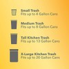 Glad ForceFlex MaxStrength Tall Kitchen Drawstring Trash Bags, 13 Gallon,
