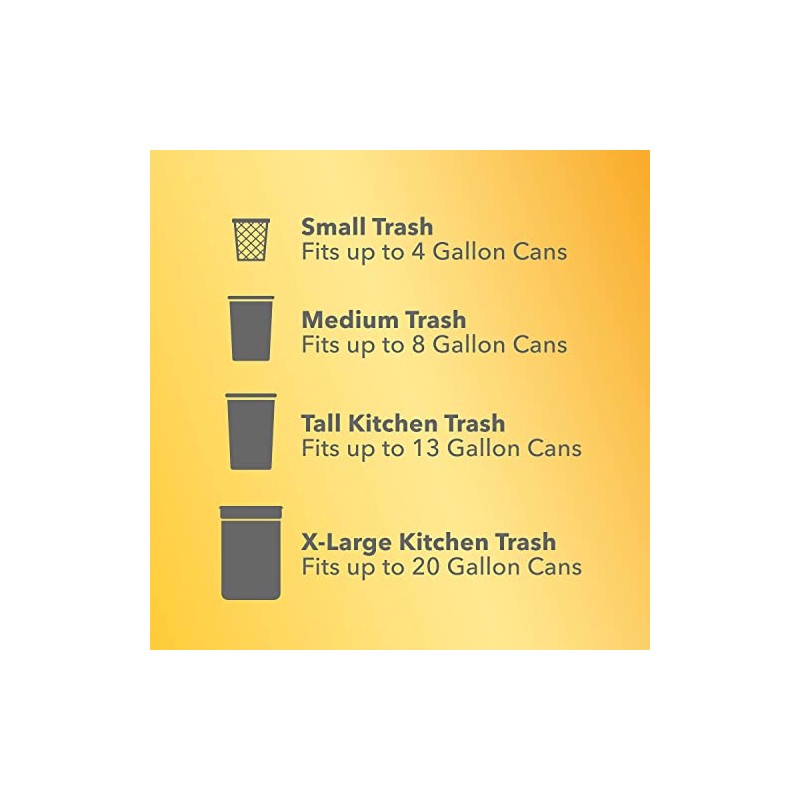 Glad ForceFlex MaxStrength Tall Kitchen Drawstring Trash Bags, 13 Gallon,