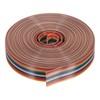 sourcing map 1 Pcs 14 Pin Flat Rainbow Ribbon Cable