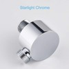 Keymark Chrome Wall Supply Elbow, Brass Round Wall Mount Shower