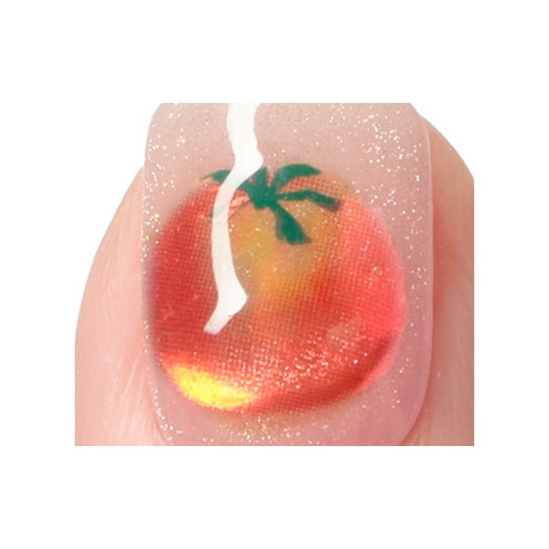 Dashing Diva Magic Press Nail Tip Set, Red Tomato, 1