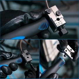 Zevmi 3/16 Inch Brake Line Flaring Tool Set for 4.75 mm Car Brake Lines Universal Pipe Extension Tool for Hydraulic Car Brake Systems