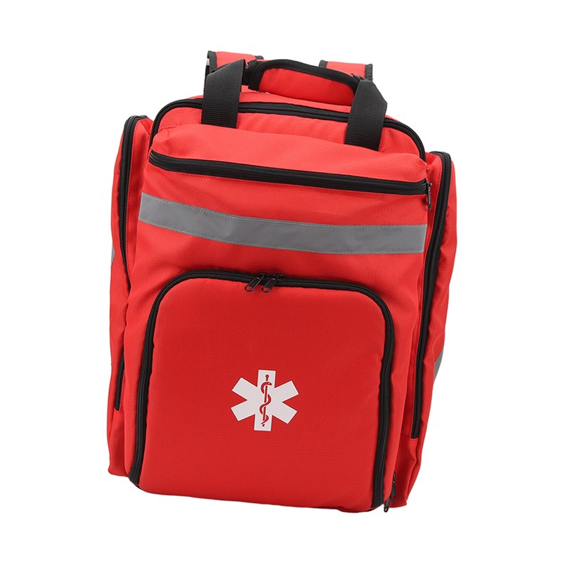 Red Firefighter Bag Large Capacity First Responder Bag Durable Emergency