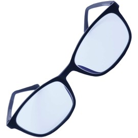 EVERNEVER EV004C2 Men's Square Megane Ultra Light & High Elasticity Frame (Slightly Smaller to Regular Sizes) Glasses Men's Square (Matte Black), Interpupillary Distance (PD) 2.8 inches (70 mm)