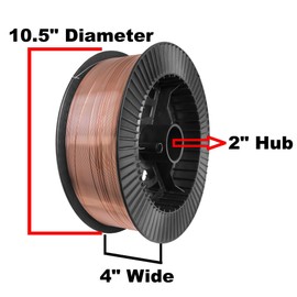 PGN - ER70S-6 .045" (1.2 mm) Mild Steel MIG Welding Wire - 44 Lbs Spool