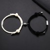 OIDEA Couple Bracelet Stainless Steel Curb Chain Bracelet with Engraving,