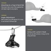 Claymore Capon 120D (Black) - Rechargeable Cap Light with Motion