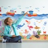 OUFEI Wall Decals Kids Room Peel and Stick Cartoon Underwater