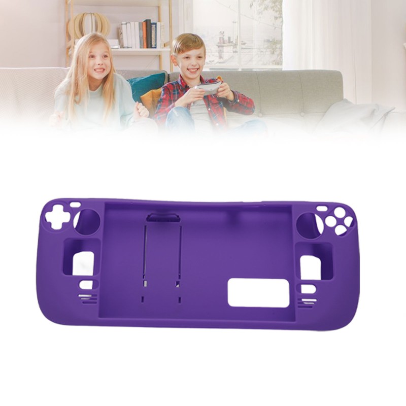 Kickstand Case for Steam Deck Hands Free Full Protection Fingerprint