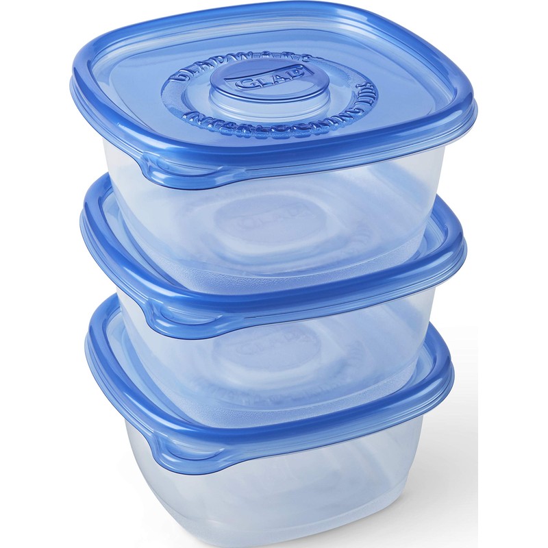 Glad GladWare Tall Entree Food Storage Containers - Large Square