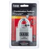 Kasp K11960D Combination Padlock, Silver, Open Shackle