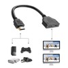 2RIYADH Cable HDMI, Adaptador HDMI, Señal de 1 Entrada 2