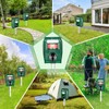 Qualirey Animal Repellers Solar Deterrent Devices Green Waterproof Ultrasonic Deer