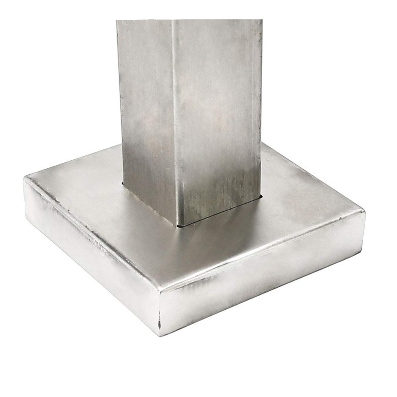 Stainless Steel 316 Grade Small Square Base Cover for 1-1/2"