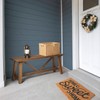 Wnutrees 43" Farmhouse Wood Bench, Narrow Bench, Long Bench Seat