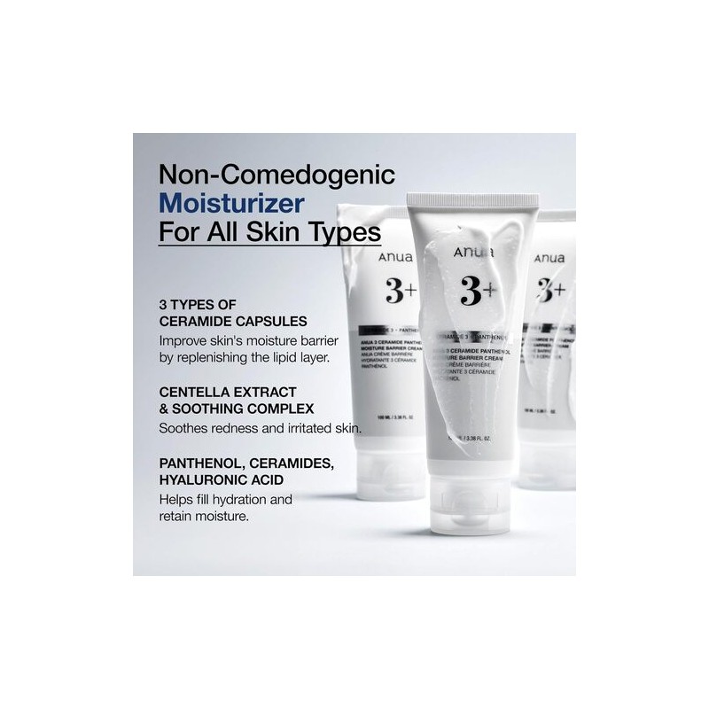 Anua [Anua]3 Ceramide Panthenol Moisture Barrier Cream 100ml