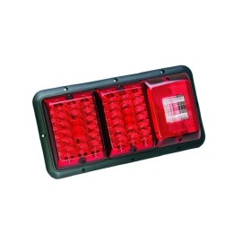 Bargman 48-84-009 #84,85,86 Series LED Triple Horizontal Taillight with Back-up