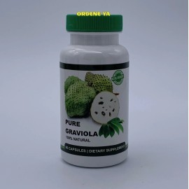 Pure 2 PURE GRAVIOLA EXTRACT 1000 mg Guanabana Annona Muricata Antioxidant Supplement