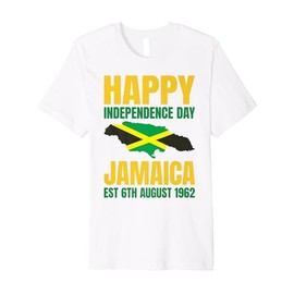 Happy Independence Day Jamaica 1962 Proud Jamaican Premium T-Shirt