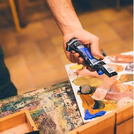 Abstract Acrylic 120ml Cerulean Blue Hue