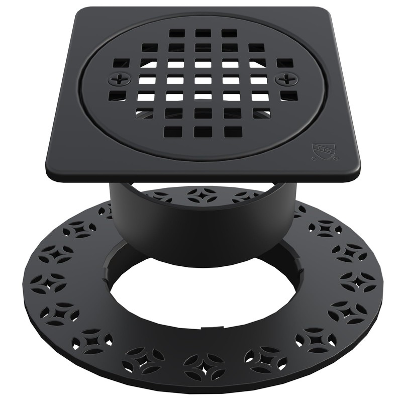 4 Inch Drain Grate Kit,Compatible with Schluter Kerdi Drain Flange,