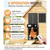 Automatic Chicken Coop Door Solar Powered with Timer/Light Sensor, Solar