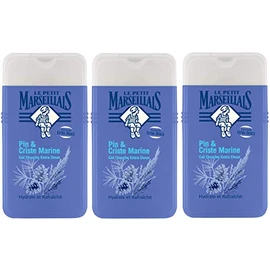 Pack of 3 Le Petit Marseillais Shower Gel with Pine and Sea Fennel