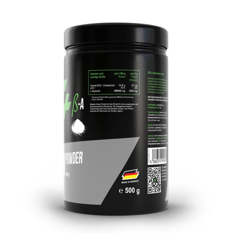 Zec + Beta Alanine Powder Drink | Pure Beta Alanine