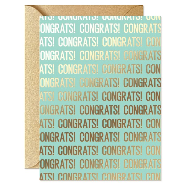 Sweetzer & Orange Congratulations Card with Gold Foil – 5”x7”